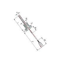 ДТС074-50П.В2.630/0,2м L=630мм d=10мм М20х1,5мм  lкаб=0,2м УТ000006313