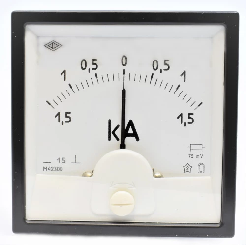 М42300 кА 2-0-2 1,5 В ОО 80х80мм Килоамперметр постоянного тока  УТ000014415